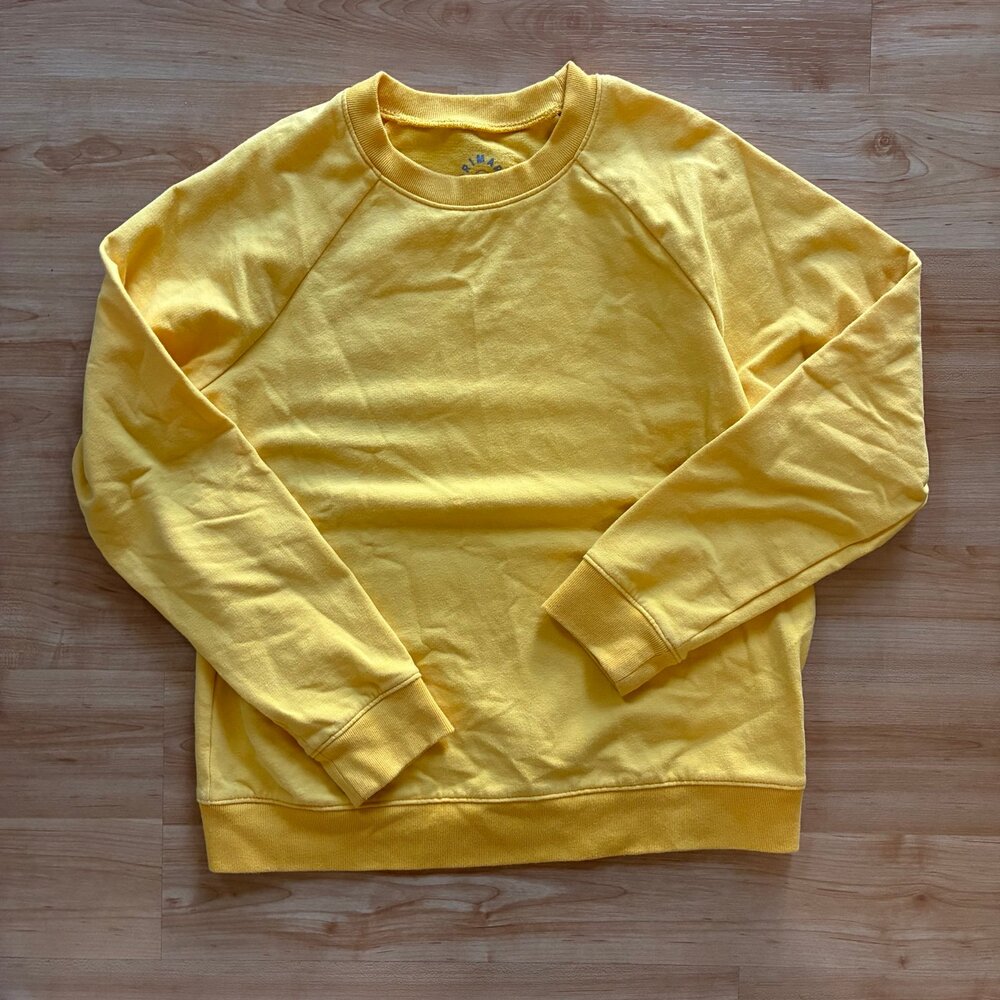 Primary Kids yellow sweatshirt size 10